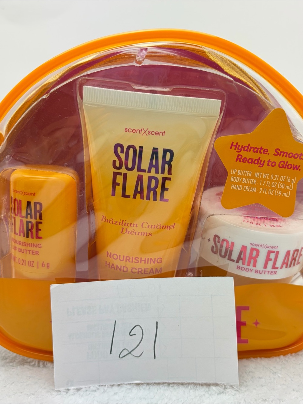 Solar Flare Travel Set - Solar Flare Nourishing Hand Cream & Body Butter - Picture 7 of 7
